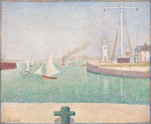 Georges Seurat - Port of Honfleur, 1886