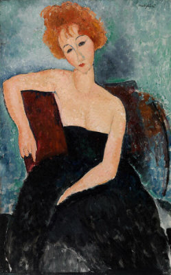 Amedeo Modigliani - Portrait of the Red-Headed Woman (Portrait de la femme rousse), 1918