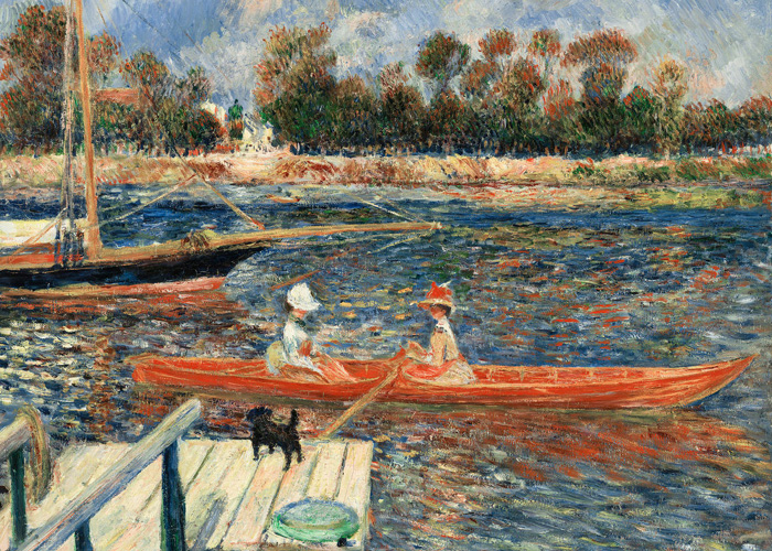 This is an image of Pierre-Auguste Renoir's 'The Seine at Argenteuil (La Seine à Argenteuil),' 1888