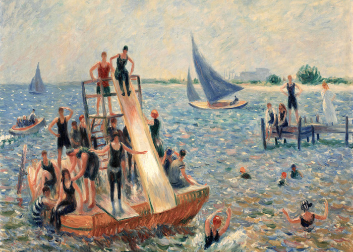 William James Glackens, The Raft, 1915