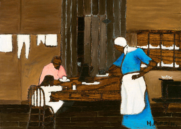 Horace Pippin, Supper Time, c. 1940
