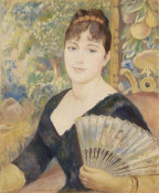Pierre-Auguste Renoir - Woman with Fan (Femme à l'éventail), 1886