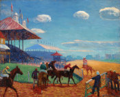 William James Glackens - Race Track, 1908-1909