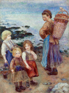 Pierre-Auguste Renoir - Mussel-Fishers at Berneval, 1879