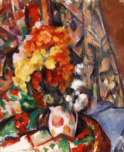 Paul Cézanne - The Flowered Vase (Le Vase Fleuri), 1896-1898