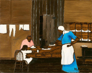 Horace Pippin - Supper Time, c. 1940