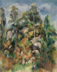 Paul Cézanne - Rocks and Trees (Rochers et arbres), c. 1904