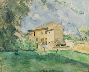 Paul Cézanne - The Farm at the Jas de Bouffan (La Ferme au Jas de Bouffan), c. 1887