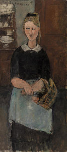 Amedeo Modigliani - The Pretty Housewife (La Jolie ménagère), 1915