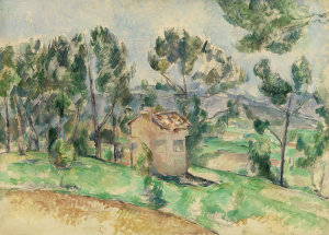 Paul Cézanne - Hunting Cabin in Provence (Cabane de chasse en Provence), 1888-1890