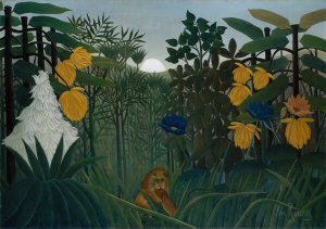 Henri Rousseau - The Repast of the Lion, ca. 1907