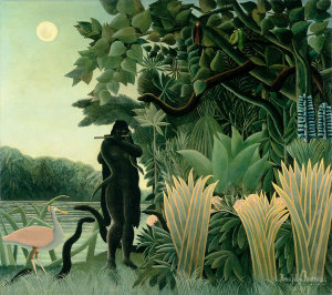 Henri Rousseau - The Snake Charmer (La charmeuse de serpents), 1907