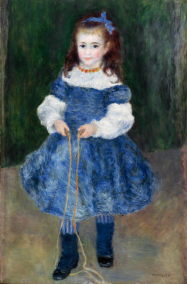 Pierre-Auguste Renoir - Girl with a Jump Rope (Portrait of Delphine Legrand), 1876