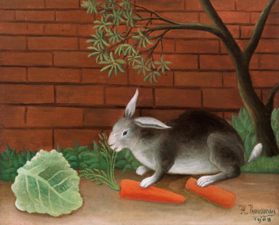 Henri Rousseau - The Rabbit's Meal, 1908