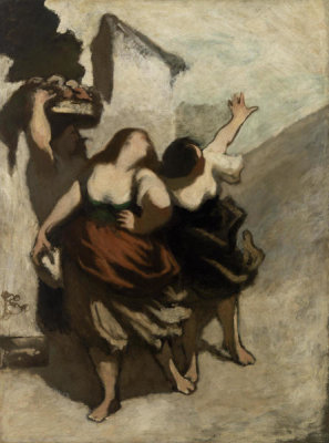 Honoré Daumier - The Ribalds (Les Ribaudes), 1848-1849