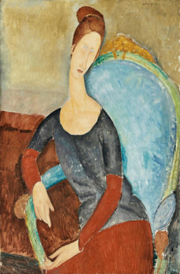 Amedeo Modigliani - Portrait of Jeanne Hébuterne, 1918