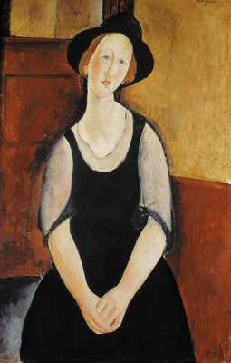 Amedeo Modigliani - Portrait of Thora Klinckowström, 1919