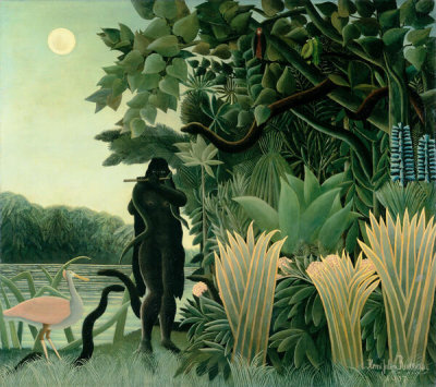 Henri Rousseau - The Snake Charmer (La charmeuse de serpents), 1907