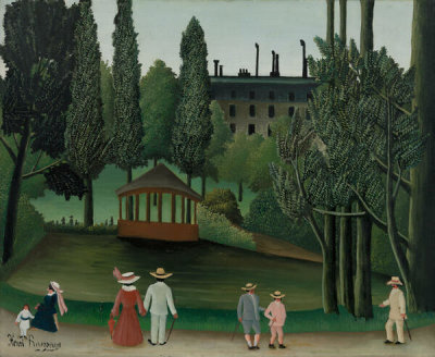 Henri Rousseau - View of Montsouris Park, the Kiosk (Vue du parc Montsouris, le kiosque), c. 1908–10