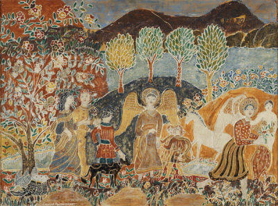 Charles Prendergast - Angels, c. 1917