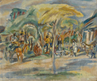 Jules Pascin - Southern Landscape, 1917