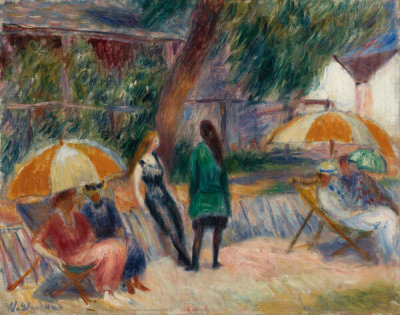 William Glackens - Beach with Figures, Bellport, c. 1915